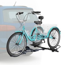 NAIZEA Hitch-Mount Trike Rack, 170 LBS Capacity Heavy-Duty Foldable Carrier Rack picture