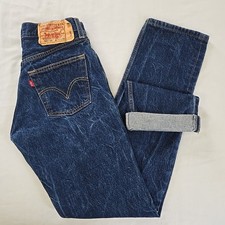 VTG 00s Levi's 501XX 0000 Jeans STF Slim Men's 30x36 (28x32.5) Fade Red Tab 2006 picture
