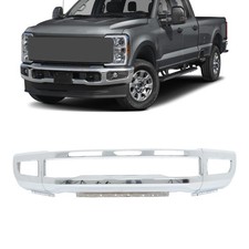 Split Chrome Front Bumper With Fog Light Holes Suit For Ford F250 F350 2017-2019 picture