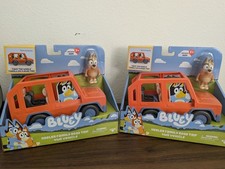 2-Pack Bluey Heeler Family Road Trip 4WD Vehicle Playset | Includes Mum NEW picture