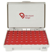 Vermont Gage 902100100 Pin Gage Set, Plus, 0.20-1.28Mm, Black picture