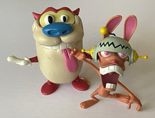 Nickelodeon Ren & (BROKEN A%#) Stimpy (YOU IDIOT) Jazwares cat hairballs picture