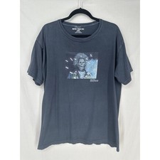 Maybe Today NYC Shirt Mens Large Black Skull Art Graphic Tee Streetwear Cotton picture