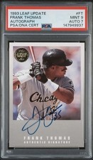 **PSA 9** 1993 Leaf Update Frank Thomas #FT AU/3500 PSA 9/7 Gorgeous picture