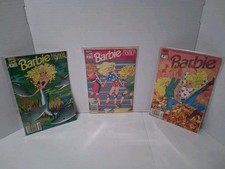 Vintage Marvel Barbie Comic Book Bundle (Lot Of 3)- Early 1990s picture