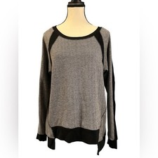 Michael Stars Black and Gray Knit Top picture