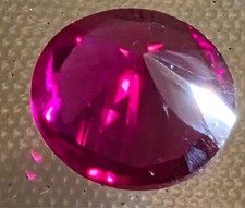 Vintage Lindenwold 1 CT Synthetic Ruby Brilliant Cut LR002 Original Package picture