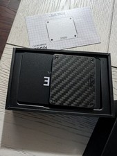 Ridge Lite Wallet Carbon Fiber 3k Matte Black Ultra Minimalist Hold 1-8 Cards picture