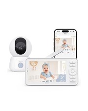ARENTI Baby Monitor C3 Kit, 3MP WiFi 6 PTZ Camera with 5