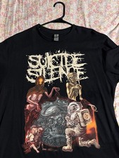 Gildan Heavy Cotton Suicide Silence North American Tour 2023 Black T-Shirt picture
