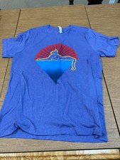 Jerry Garcia/Grateful Dead Cats Under The Stars Purple T-Shirt Size XL picture