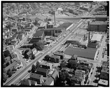 Photo:Fall River MA Davol Mills Rodman St Plymouth Ave 1968 Aerial View picture