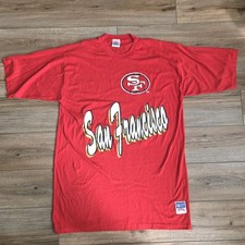 Vintage San Francisco 49ers Nightshirt Single Stitch One Size Nutmeg Made in USA picture
