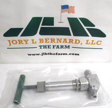 SWAGELOK, SS-4UW, SST SECONDARY PACKED BELLOWS SEALED VALVE, 1/4