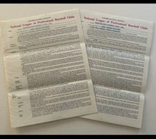 Jerry Koosman Collection: Dual 1970 WS Champs Mets Contracts w/ Signed LOP picture
