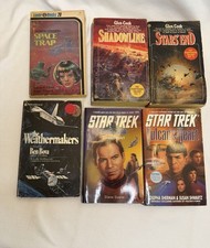 Instant Vintage Sci-Fi Bookshelf Aesthetic Paperback Lot (6 Books) Good picture