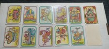 Vintage 1974 Donruss Football Super Freaks- Green And White Backs picture
