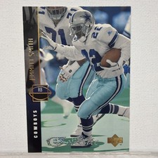 1994 Upper Deck Electric Ice Gold Emmit Smith Error 1900 Yards RARE picture