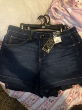NWT NEW LEE WOMENS SHORTS MID RISE SIZE 16 COTTON BLEND STRETCH picture