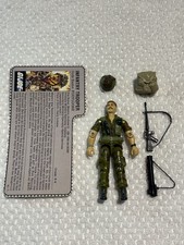 Vintage GI JOE Footloose V1 100% Complete With File Card Hasbro 1985 picture