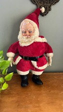 1950's Vintage My Toy Rubber Face Santa Plush Doll 24