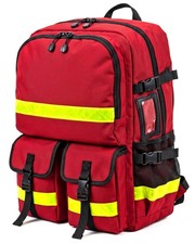 50L Red Emergency Response Backpack: 1200D Heavy Duty EMS Disaster Jump Bag picture