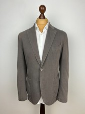 LBM1911 (Mantova) Solid Taupe Textured Cotton-Blend Unlined Sport Coat 42US52IT picture