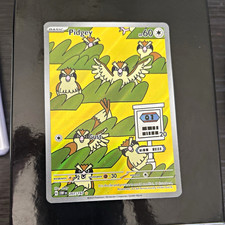 Pidgey 207/197 Pokemon Obsidian Flames Illus Rare Holo Full Art EN LP picture