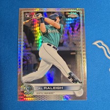 2022 Topps Chrome - Cal Raleigh #149 Prism Refractor (RC) Seattle Mariners picture