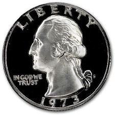 1973-S Washington Quarter Gem Proof picture