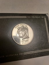 Rare Vintage 1988 Star Trek Franklin Mint The Borg Sterling Silver Coin  picture