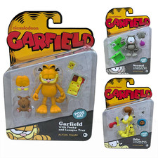Garfield Odie and Nermal 3 Pack Wave 1 Action Figure BUNDLE 17 Points of picture