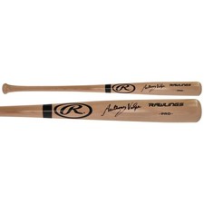 Anthony Volpe New York Yankees Autographed Blonde Rawlings Pro Bat picture