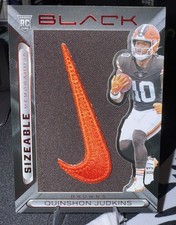 2025 Panini Black- Nike Swoosh Rookie Memorabilia Quinshon Judkins #SIZ-OJS  /25 picture
