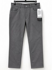 lululemon EasyFive Classic Straight Pant Men 33x32 Gray NWT LM5BI2S picture