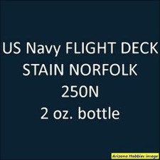 U.S. Navy FLIGHT DECK STAIN Norfolk 250-N (1941-1945) 2-oz bottle (Air-brush) Tr picture