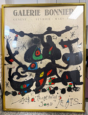 Joan Miro 1972 Homenatge a Joan Prats Galerie Bonnier Geneva Framed Print picture