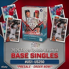 2026 Topps Update Baseball BASE SINGLES #US1-US250 Pick Your Cards *PRESALE picture