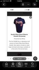 Atlanta Braves Austin Riley SGA Hoodie pullover 9/22 picture
