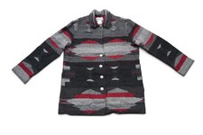 Vintage Northern Isles Jacket Size L Southwestern Aztec Wool Blend Button Up picture