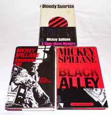 VTG Lot Mickey Spillane HB Books Tomorrow I Die Tiger Mann 1st Edition picture