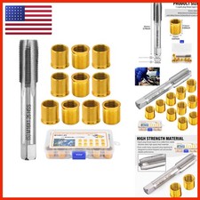 NINEFOX Spark Plug Thread Repair Kit M14x1.25, 11 Pc Insert And Tap Set picture