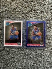 2018-19 Donruss Optic - Rated Rookie Shai Gilgeous-Alexander #162 Blue Velocity  picture