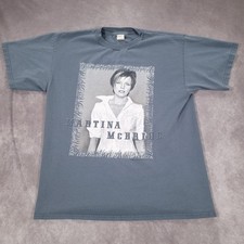 Vintage Martina McBride Shirt Mens Large Blue Emotion Eye Graphic Country Band picture