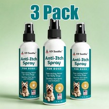 3 Pack ,Pup Labs K9 Soothe anti Itch Spray for Dogs with Aloe, Rose & Coconut picture