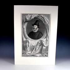 Antique Engraving of Scottish Nobleman James Douglas, Earl of Norton Dated 1741 picture