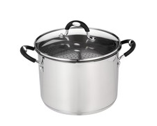 Tramontina 8-Quart Gourmet Stainless Steel Covered Stock Pot Induction picture