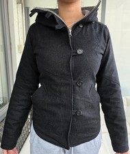 Patagonia Women's Felted Jacket XS Reversible Merino Wool Hooded FA13 27410 picture