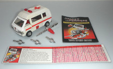 Vintage 1984 Ratchet Ambulance Transformers G1 100% Complete Figure & Tech Specs picture