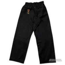 New Proforce Gladiator Lightweight Karate BLACK Martial Arts Pants TKD picture